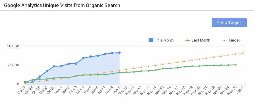 website organic traffic